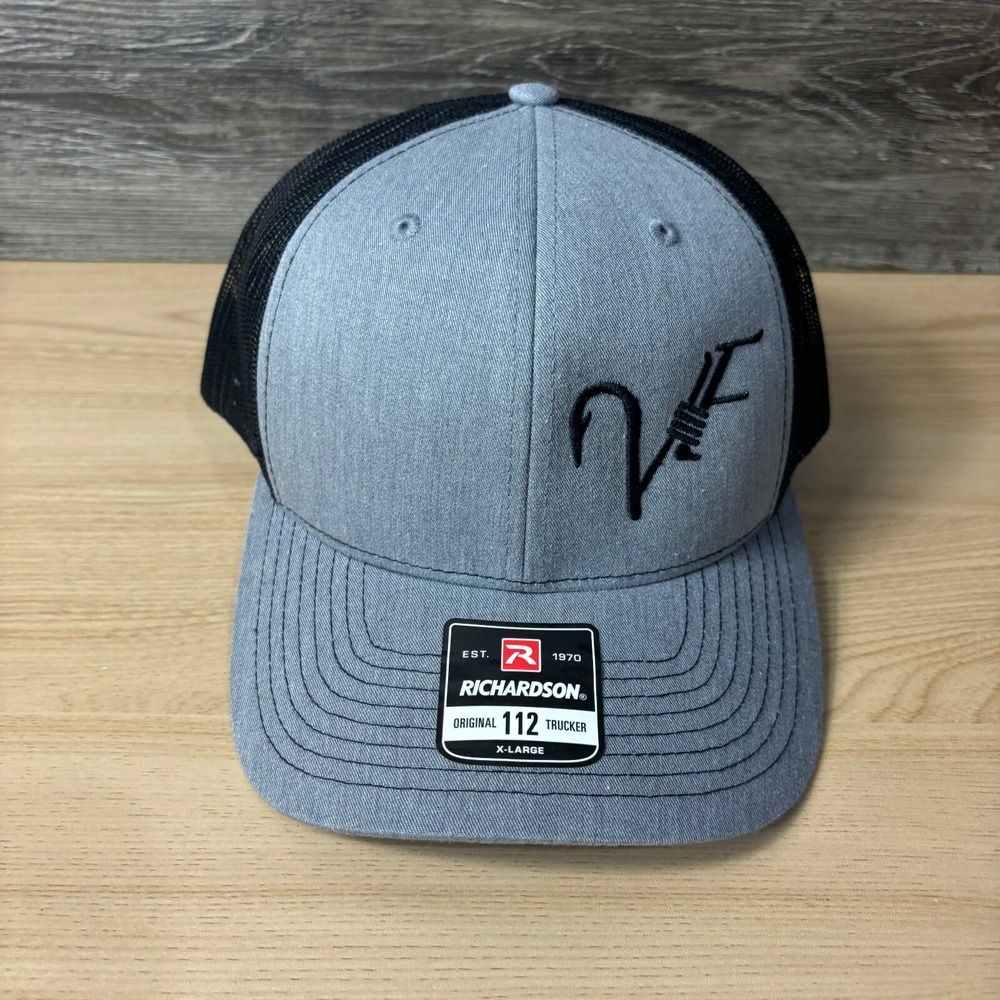 Vocelka Fishing Hat Cap Snapback Gray‎ XL Adjustable Outdoors